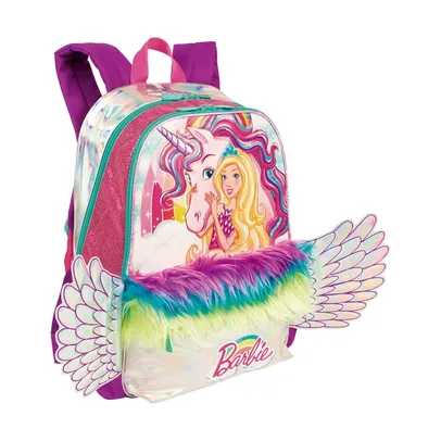 Mochila Grande Barbie Dreamtopia Infantil Sestini