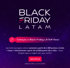 Latam Pass Black Friday 2019