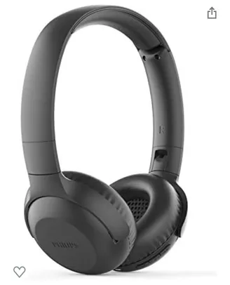 Fone de ouvido Philips wireless (Bluetooth) TAUH202BK/00 Preto | R$150