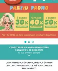 Promoção havaianas ( cupom válido só para primeira compra)