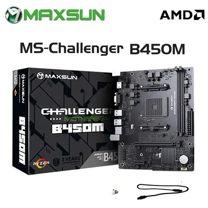 [APP/Moedas/Taxas inclusas] Placa Mãe Maxsun B450M Challenger