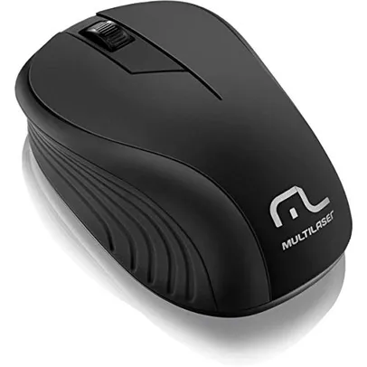 Mouse Multilaser Sem Fio 2.4 Ghz Preto Usb - Mo212