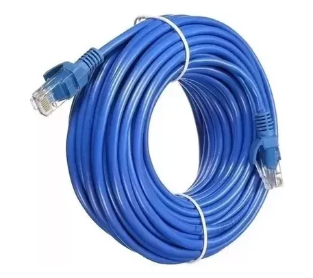 Cabo De Rede Cat6 20 Metros Ethernet Lan Giga 10/1000 