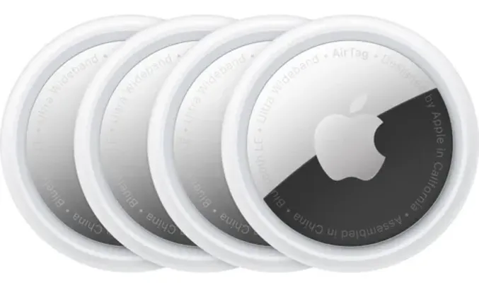 [Parcelado] Kit 4x Airtag Apple AirTag