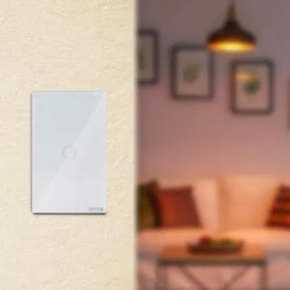 Interruptor Inteligente Smarteck 4X2" 3 Módulos Touch Wi-fi Branco, compatível com Alexa R$168