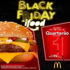 [Dia 29/11] QUARTEIRAO NO MCDONALDS POR 1 REAL