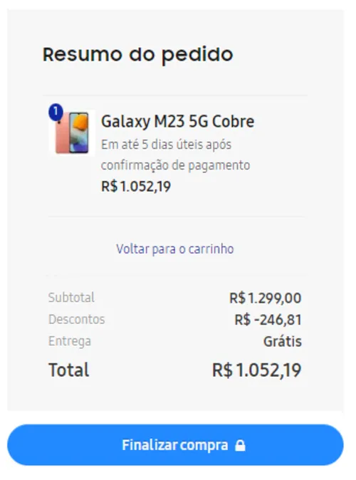 Imagen na descrição da promoção