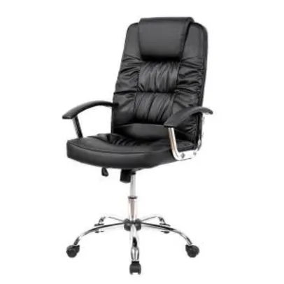 [AME R$425] Cadeira de escritório Presidente Denver Travel Max - Preto R$607