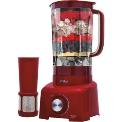 [Primeira Compra] Liquidificador Philco PH900 2L 12 Velocidades Vermelho - 900W - R$81