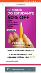 [BH] 50% OFF em 5 Corridas Para Faculdades e Cursinhos