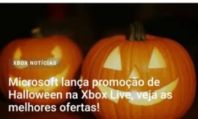 Microsoft - Descontos de Halloween