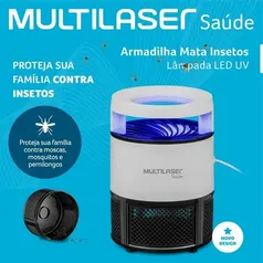 LâMPADA LED UV MATA INSETOS ELéTRICO BRANCO MULTILASER HC033