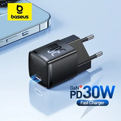 Baseus 30W Carregador Rápido Tipo C