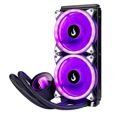 Water Cooler Rise Mode Gamer Black, RGB, 240mm, Preto - RM-WCB-02-RGB