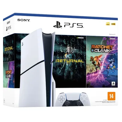 Console Ps5 Slim Físico 1TB c/Returnal + Ratchet &amp; Clank - Sony