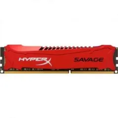 Memória Kingston HyperX Savage 4GB (1x4) 2400MHz Vermelha - HX324C11SR/4 - Kingston - R$ 249