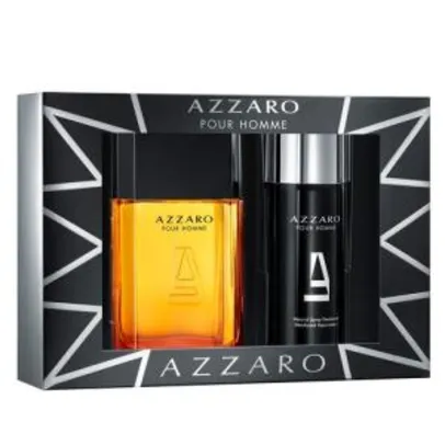 Kit Azzaro Pour Homme Azzaro Coffret - Eau de Toilette 100ml + desodorante 150ml | R$ 264