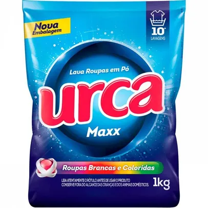 Sabão Em Pó Urca Maxx 1Kg - VENCIMENTO DEZEMBRO 2024