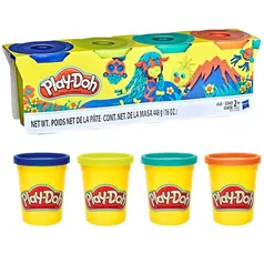 Massa de Modelar Play-Doh B5517/E4867 com 4 Potes Hasbro