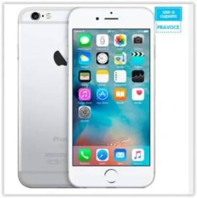 [Submarino] iPhone 6s Plus 64GB Prata Tela 5.5" iOS 9 4G 12MP - Apple por R$ 3642