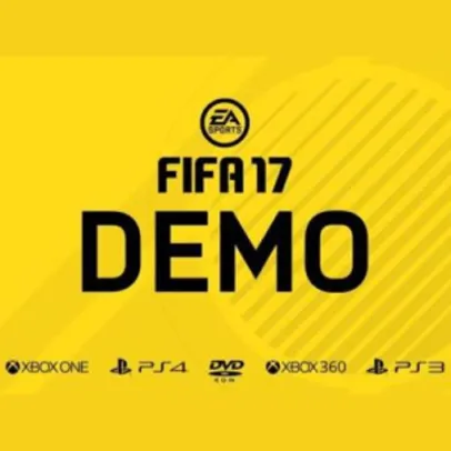 FIFA 17 (DEMO) GRÁTIS - R$ 0