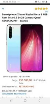 Smartphone Xiaomi Redmi Note 8 64 giga