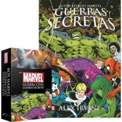 [Submarino] Box Marvel: Guerra Civil / Guerras Secretas 1ª Ed. + Pôster - R$15,60