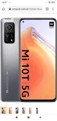 Smartphone Xiaomi Mi 10T 128GB 6GB Ram 5G Dual Sim Tela 6,67" | R$3199