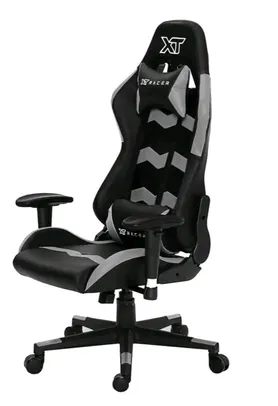 Cadeira Gamer XT Racer Reclinável Preta e Cinza