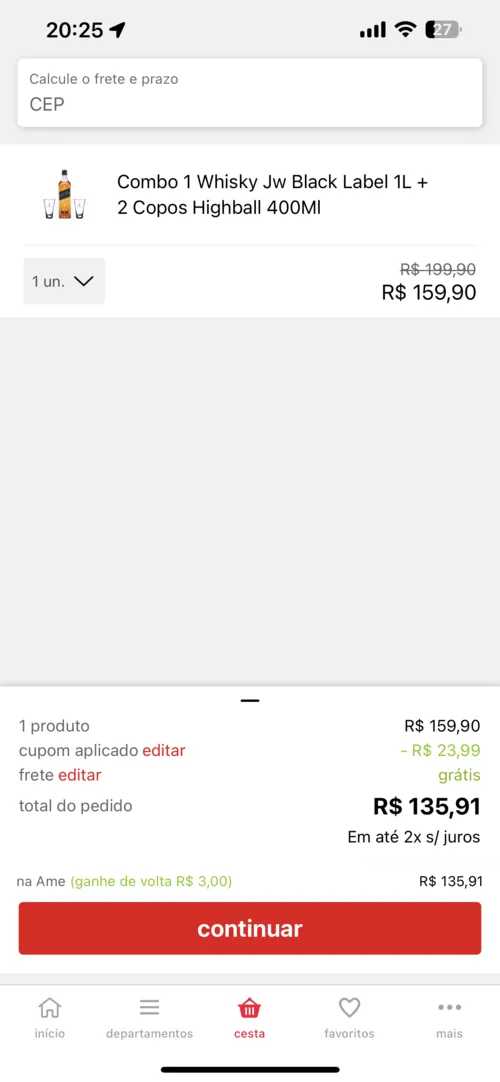 Imagen na descrição da promoção