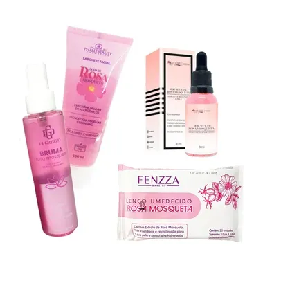 Kit SkinCare Rosa Mosqueta Para Clarear Manchas