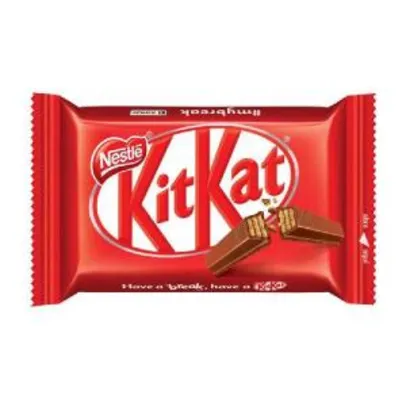 7 Chocolates Kit Kat ao Leite Nestlé 41,5g por R$: 5,67