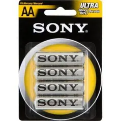 Pilha Zinco Carbono Aa Ultra Heavy Duty Sum3-Nub4a Sony