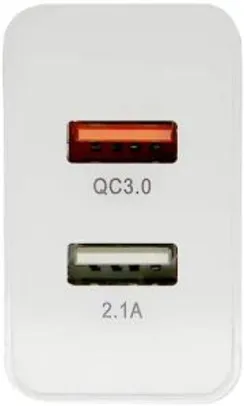 [PRIME] Carregador de Tomada com Carregamento Rápido, 2 Portas USB | R$29