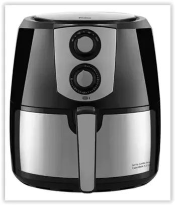 Fritadeira Sem Óleo Philco Air Fryer PFR06PI | 7.2Litros, Inox