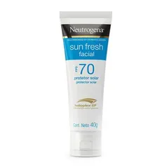 Protetor Solar Facial Neutrogena Sun Fresh FPS 70 - Protetor Solar e Bronzeador - Magazine Luiza