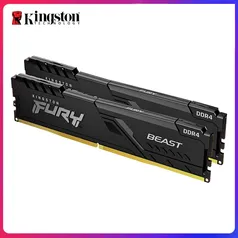 Memória RAM Kingston HyperX Fury 8GB DDR4 3200mhz Preto