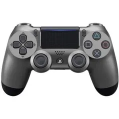 CC + AME R$ 176 Controle Dualshock 4 Preto Metálico - PS4