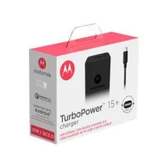 Carregador Turbopower 15W Usb-C Original Motorola R$31