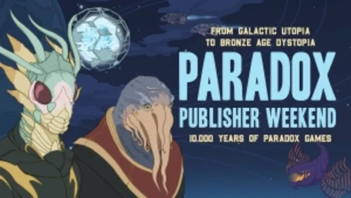 Paradox Publisher weekend até 80% de desconto em jogos da Paradox interactive