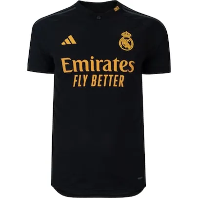 Camisa do Real Madrid III 23 Adidas Masculina Torcedor