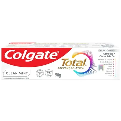 (REC)Creme Dental Colgate Total 12 Clean Mint 90g, Branco