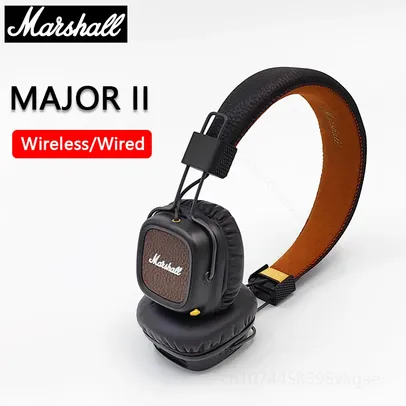 [Com taxa]Headphone Marshall-Major II 2 Headphone sem fio