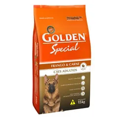 Ração Golden Special Sabor Frango e Carne para Cães Adultos 15Kg