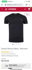 Camisa térmica UV | R$ 30