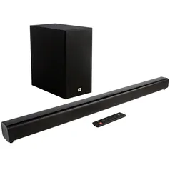 Soundbar JBL Cinema SB160, Bluetooth, 220W, Subwoofer Wireless | R$1129