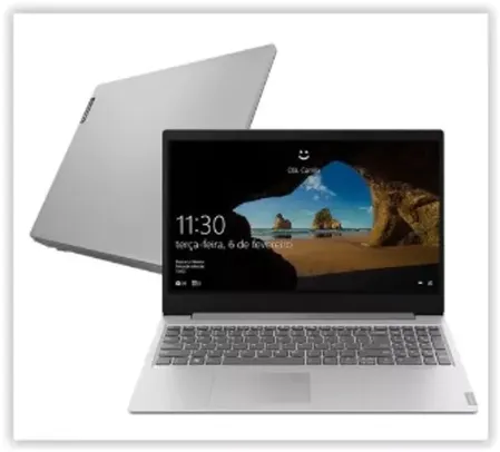 Notebook Lenovo Ideapad S145 Intel Celeron 4GB 500GB 15,6" W10 Prata