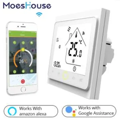 Controlador de Temperatura MoesHouse com Wi-Fi | R$139