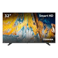(AME R$655,37) Smart TV QLED 32 HD Toshiba 32V35LS VIDAA 2 HDMI 2 USB Wi-Fi - TB016M