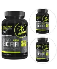 Kit 3 BCAA wild 100 Tabs Military Trail - R$70